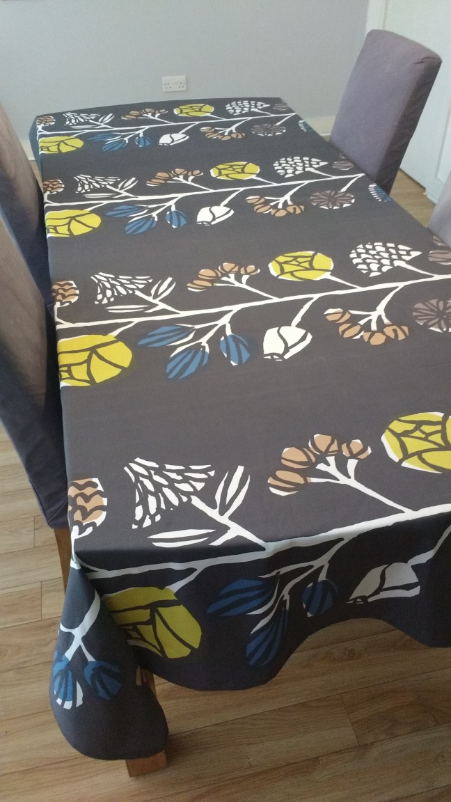 DIY Tablecloth: Marimekko Fabric